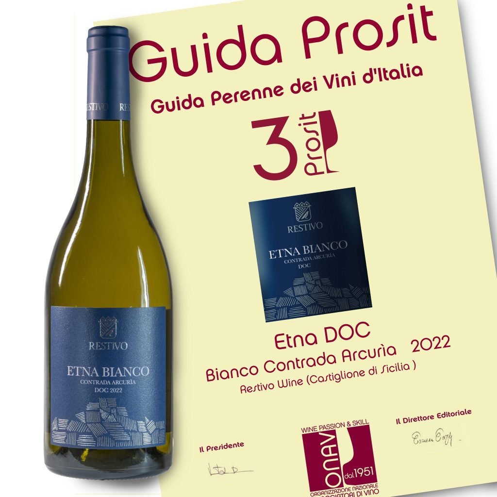 Etna Bianco DOC Contrada Arcurìa 2022 – Un nuovo riconoscimento da Guida Prosit